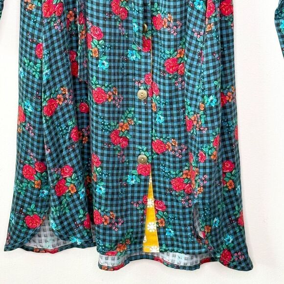 Matilda Jane Fa La La La Long Sleeve Button Down Midi Dress NWT - Women’s US M - Picture 4 of 15